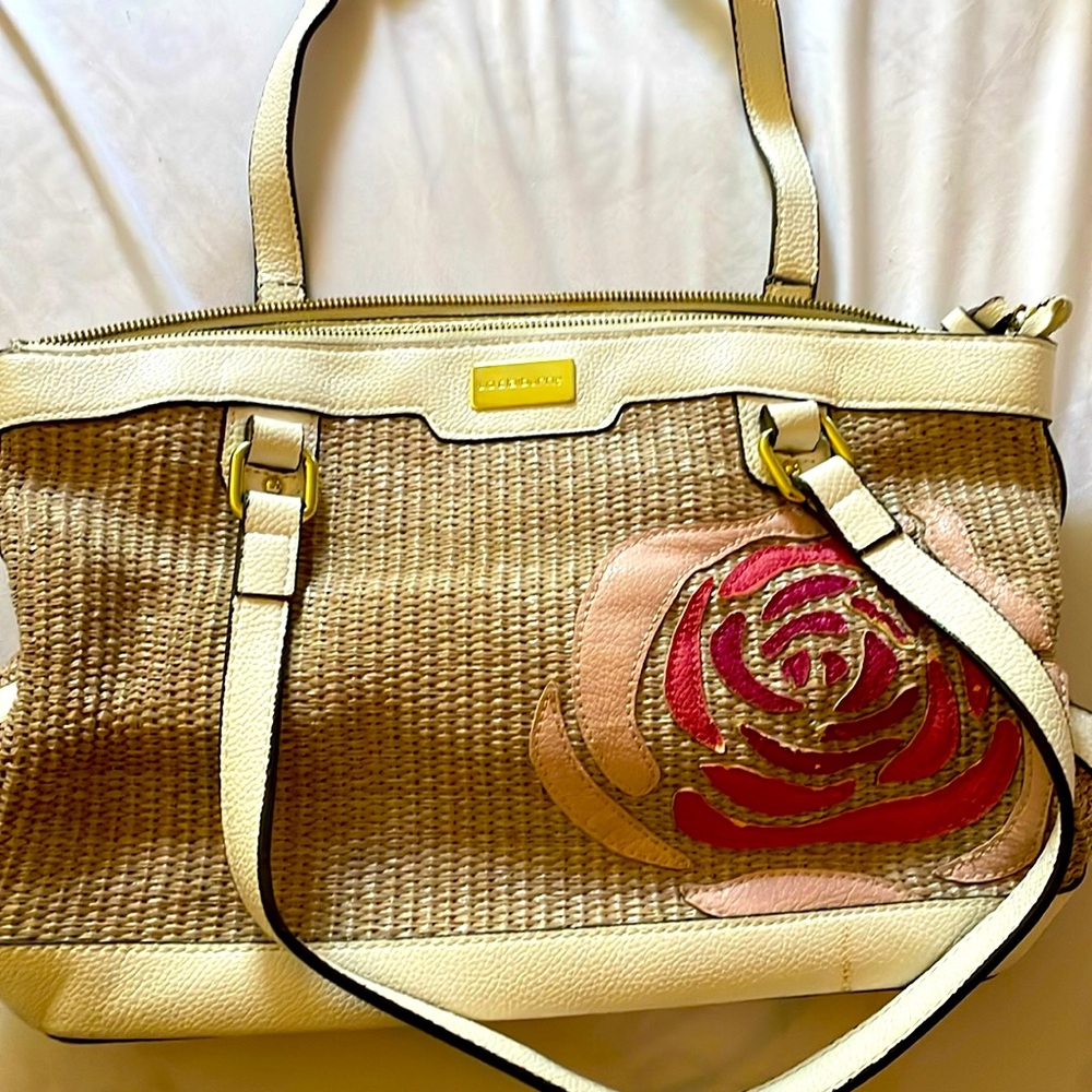 Liz Claiborne floral satchel purse